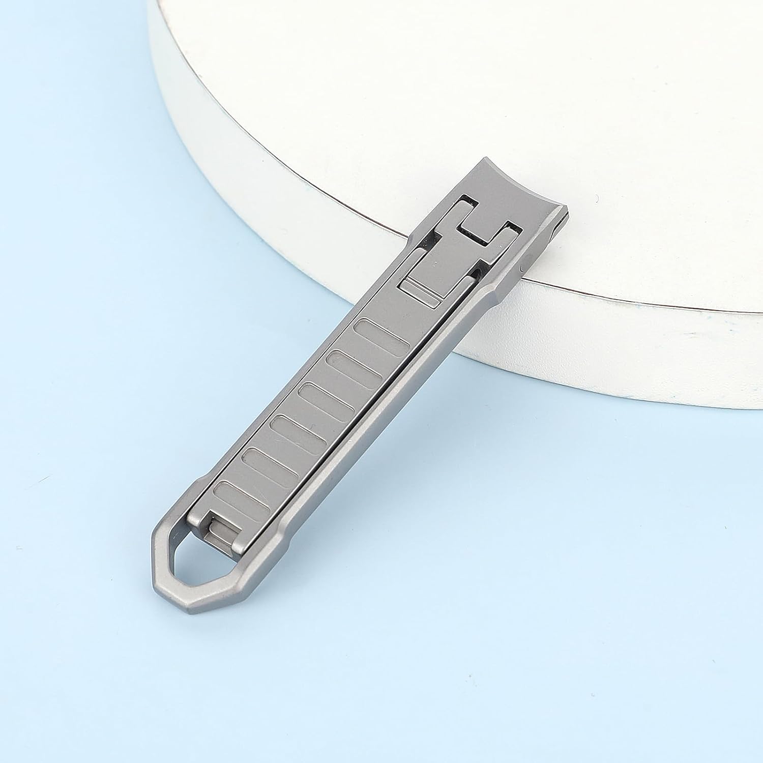 Nail Clippers Ultra Thin Wide Natural Finger Fingernail Clipper Mini Travel Folding Toenail Nail Trimmer Stainless Steel Portable Curved Nail Cutter with Glass File Keychain for Men Women Adult - Image 7