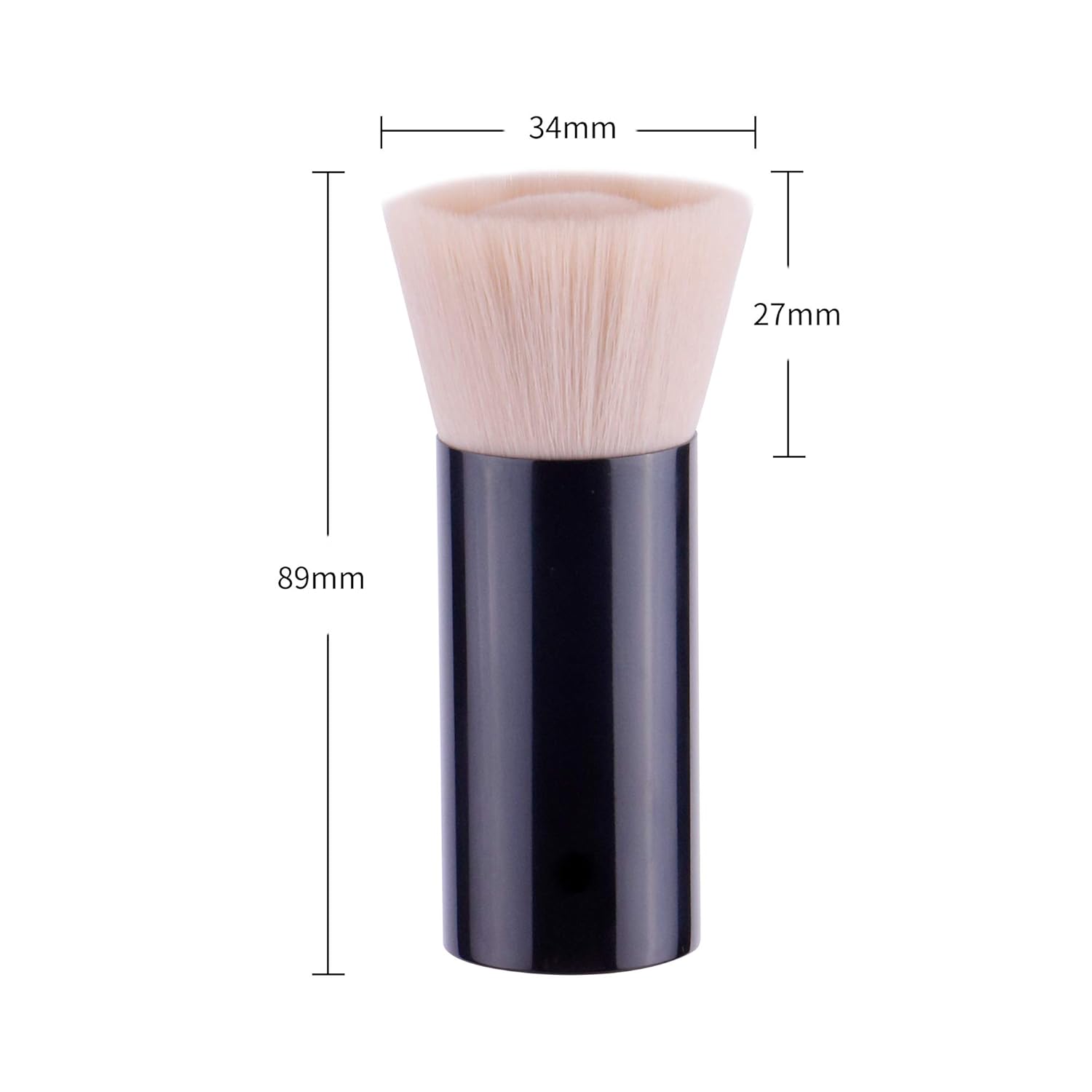 Anne's Giverny Cosmetics Foundation Brush Blending Brush, Holds Loose Powder, Bare Professioal Makeup Brush - Image 4