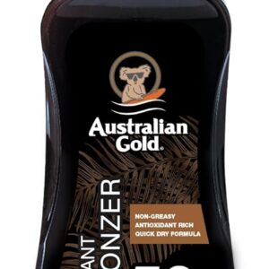 Australian Gold Spray Gel Sunscreen with Instant Bronzer SPF 50, 8 Ounce | Moisturize & Hydrate Skin | Broad Spectrum | Water Resistant,B07DG52KLY