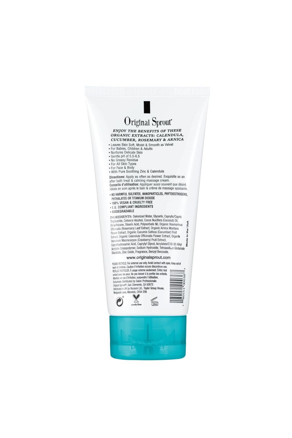 Sprout Scrumptious Gentle Moisturizing Baby Cream for Dry Skin, 3 fl oz - Image 9