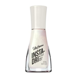Sally Hansen Insta-Dri, Silk Is..., Quick Dry, Long Lasting, Opaque, Creme White Nail Polish