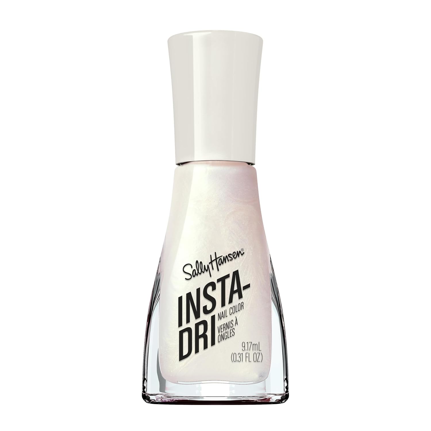 Sally Hansen Insta-Dri, Silk Is..., Quick Dry, Long Lasting, Opaque, Creme White Nail Polish
