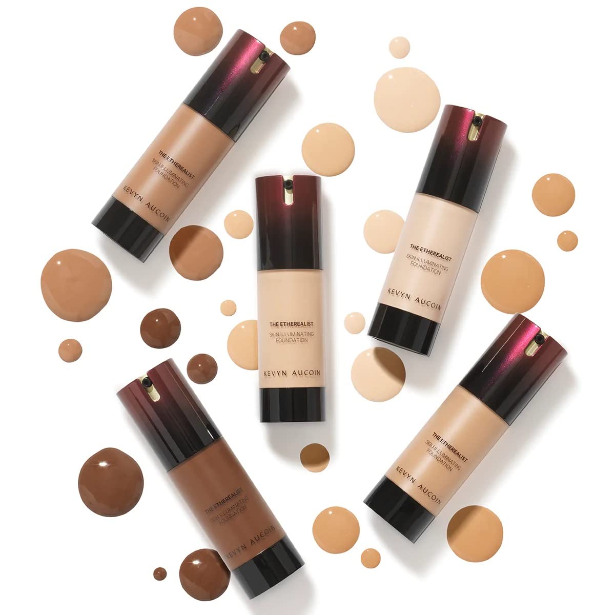 Kevyn Aucoin The Etherealist Skin Illuminating Foundation: Comfortable, shine-free, smooth, moisturize. Medium to full coverage. Makeup artist go to for an even bright natural look. - Image 7