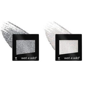 wet n wild Color Icon Glitter Eyeshadow Shimmer Spiked and Bleached - 2 Piece Glitter Eyeshadow Set