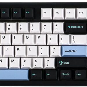 EPOMAKER X Aula F108 PRO Wireless Gaming Keyboard with Screen, 8000mAh Battery, 104 Hot-Swappable and Programmable Keys and Knob, RGB Backlight, for Mac/PC/Android (Blue&White&Black)