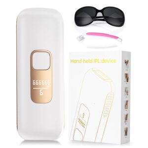 Aopvui Laser Hair Removal, 3-in-1 Upgraded 999,900 Flashes IPL Permanent Hair Removal Device for Women Men, at-Home Hair Remover Epilators for Face Arms Legs Armpits Bikini with 2 Mode 9 Energy Levels