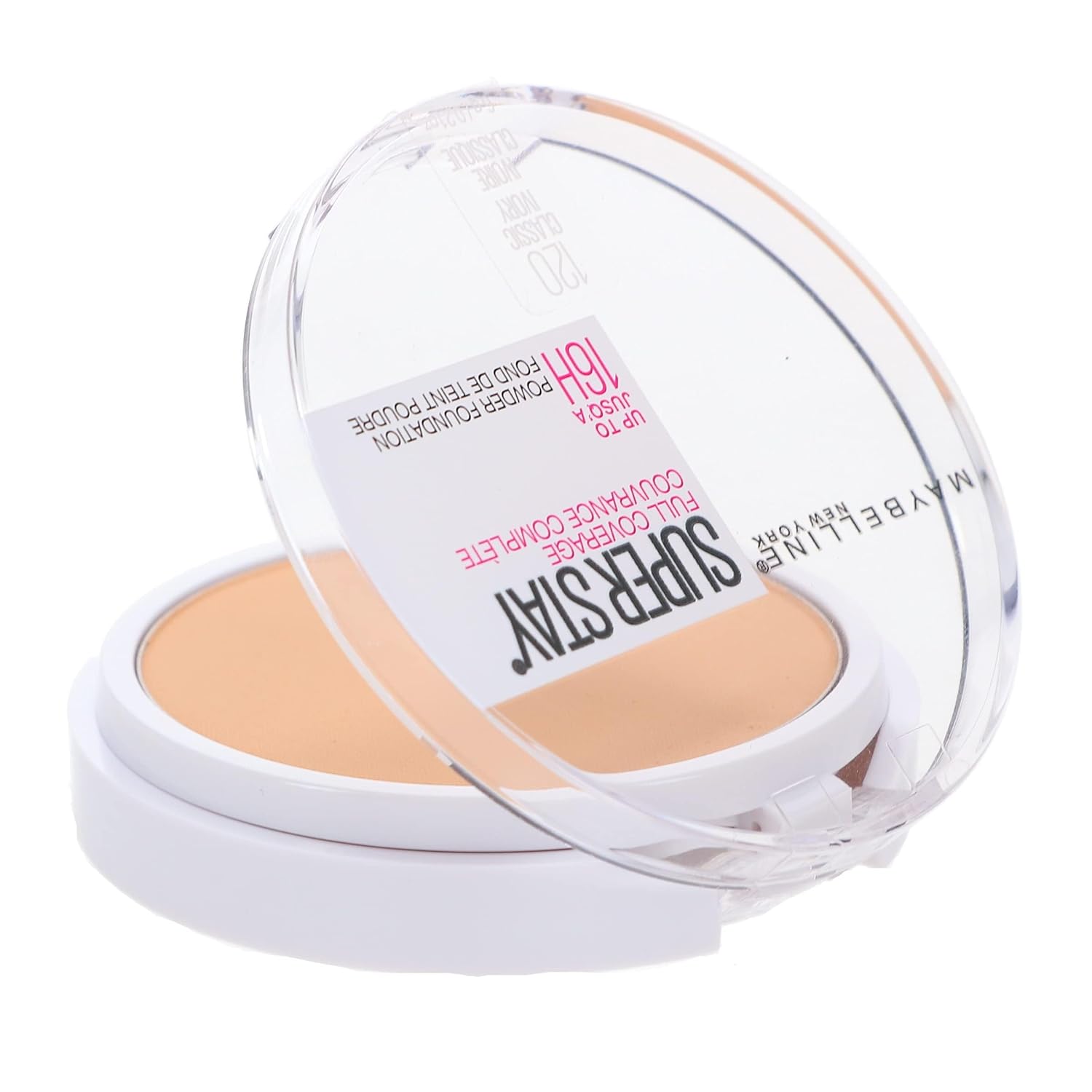 Maybelline New York Super Stay Full Coverage Powder Foundation Makeup, Up to 16 Hour Wear, Soft, Creamy Matte Foundation, Classic Ivory, 1 Count - Image 5