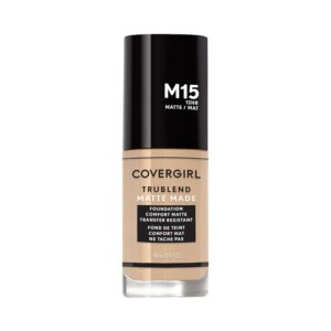 COVERGIRL TruBlend Matte Made Liquid Foundation, Buff Beige, 1 Fl Oz (Pack of 1)