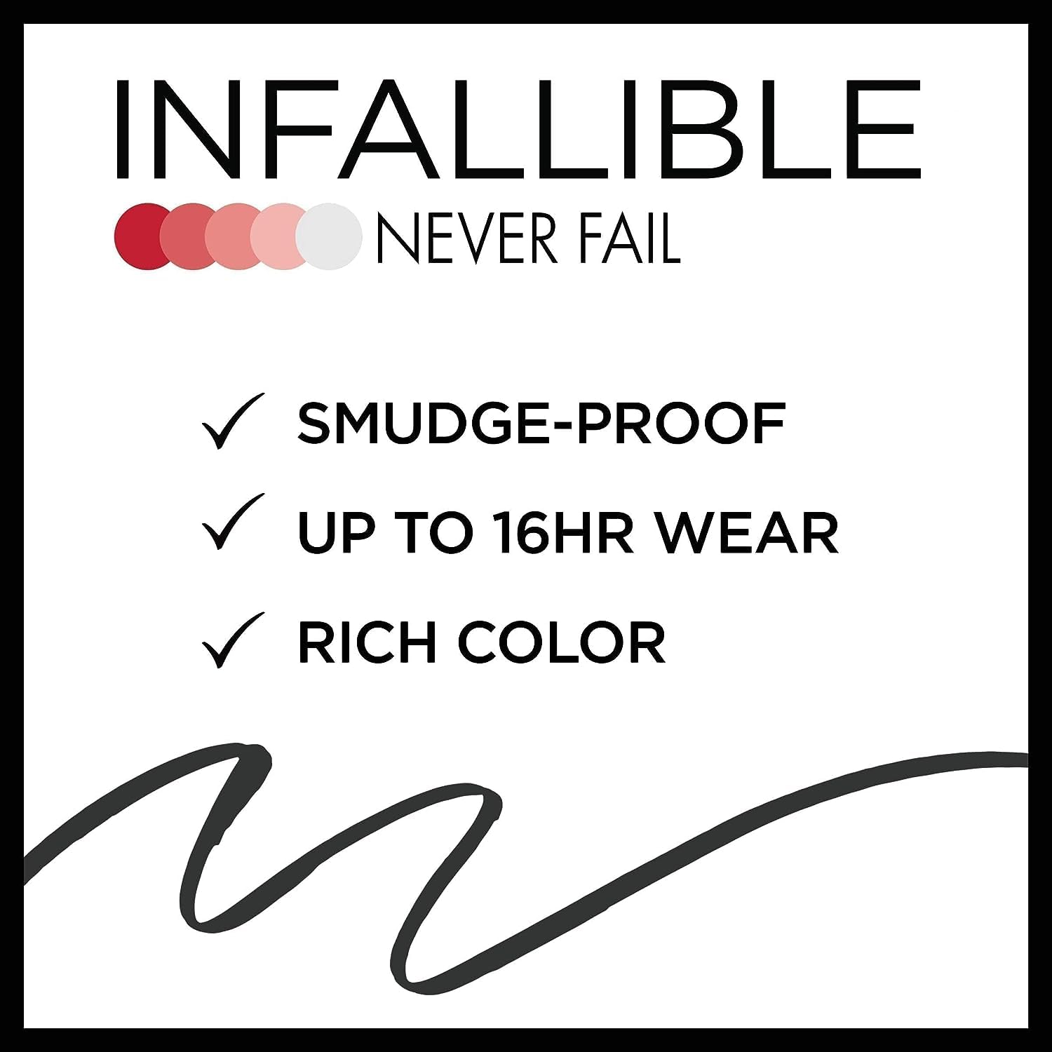 L'Oreal Paris Makeup Infallible Never Fail Original Mechanical Pencil Eyeliner with Built in Sharpener, Black, 1 Count - Image 3