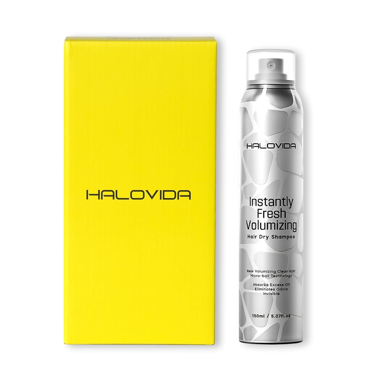 Dry Shampoo,Volumizing Dry Shampoo No White Residue,oil-absorbing for All Hair Types,Refreshing and Non-Greasy hair shampoo spray for Women(5.07FL)