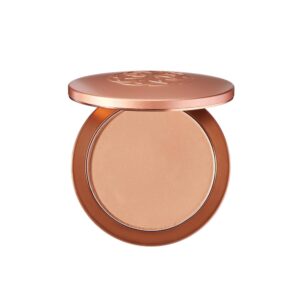 YENSA Super Serum Silk Powder Foundation - Matte Foundation Makeup to Blur and Smooth Pores - Provides a Radiant and More Even Skin Tone for a Natural, Healthy Glow - Tan 1 (0.35 oz)