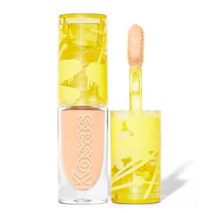 Kosas Mini Revealer Concealer - Medium Coverage Makeup, Conceals Dark Circles Under Eyes, Dark Spots and Blemishes (Tone 03)