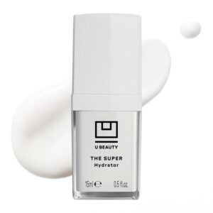 U Beauty The SUPER Hydrator - Mega-Dose Skin Hydrator and Hyaluronic Acid Moisturizing Cream with Peptides and Grapeseed Oil for Supple, Smooth, and Softer-Looking Skin For Up To 48 Hours - 0.5 fl oz