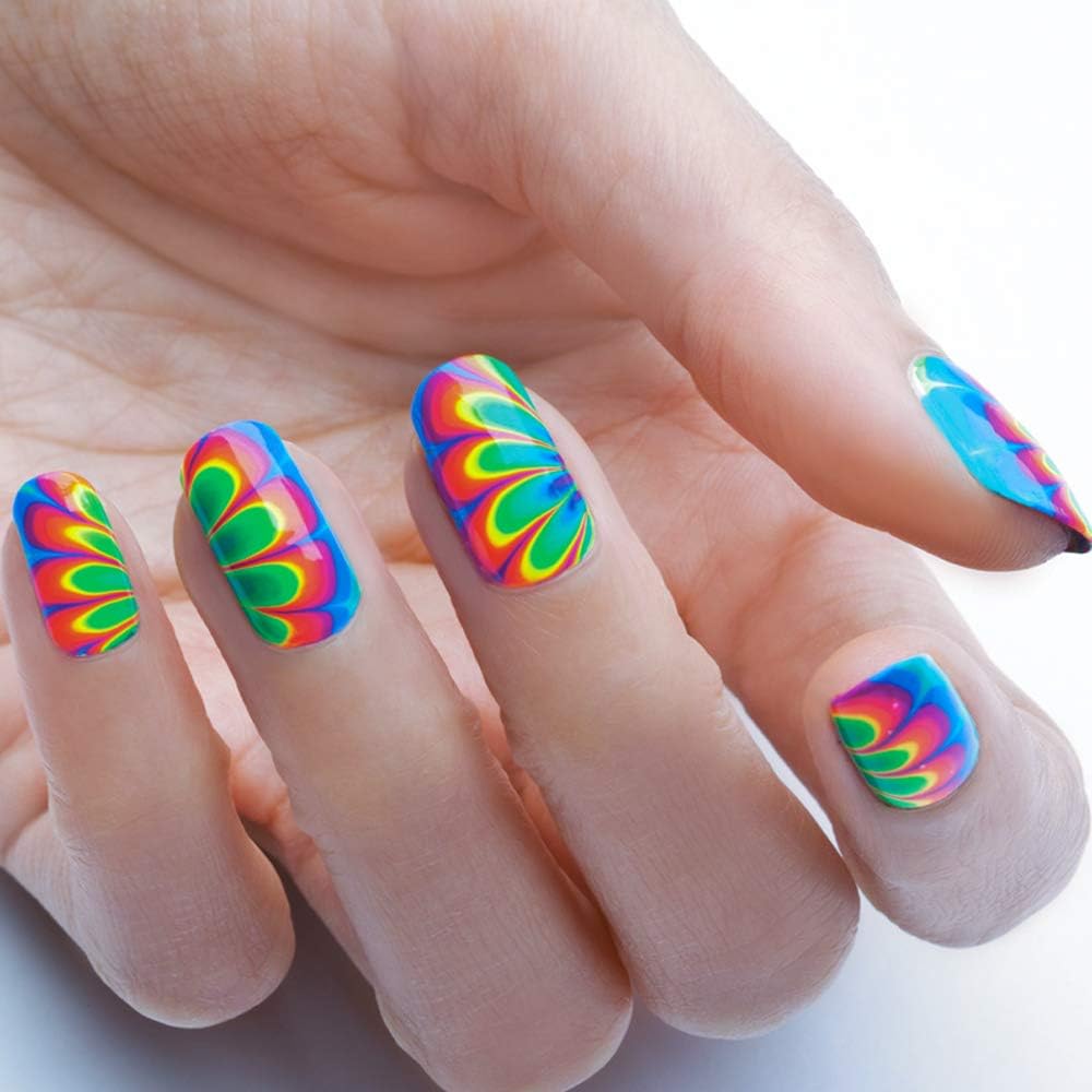 Nail Art Water Marble Tool for Watermarbling Pattern Manicure – Pointy Stainless Steel Picker Pen - Image 4