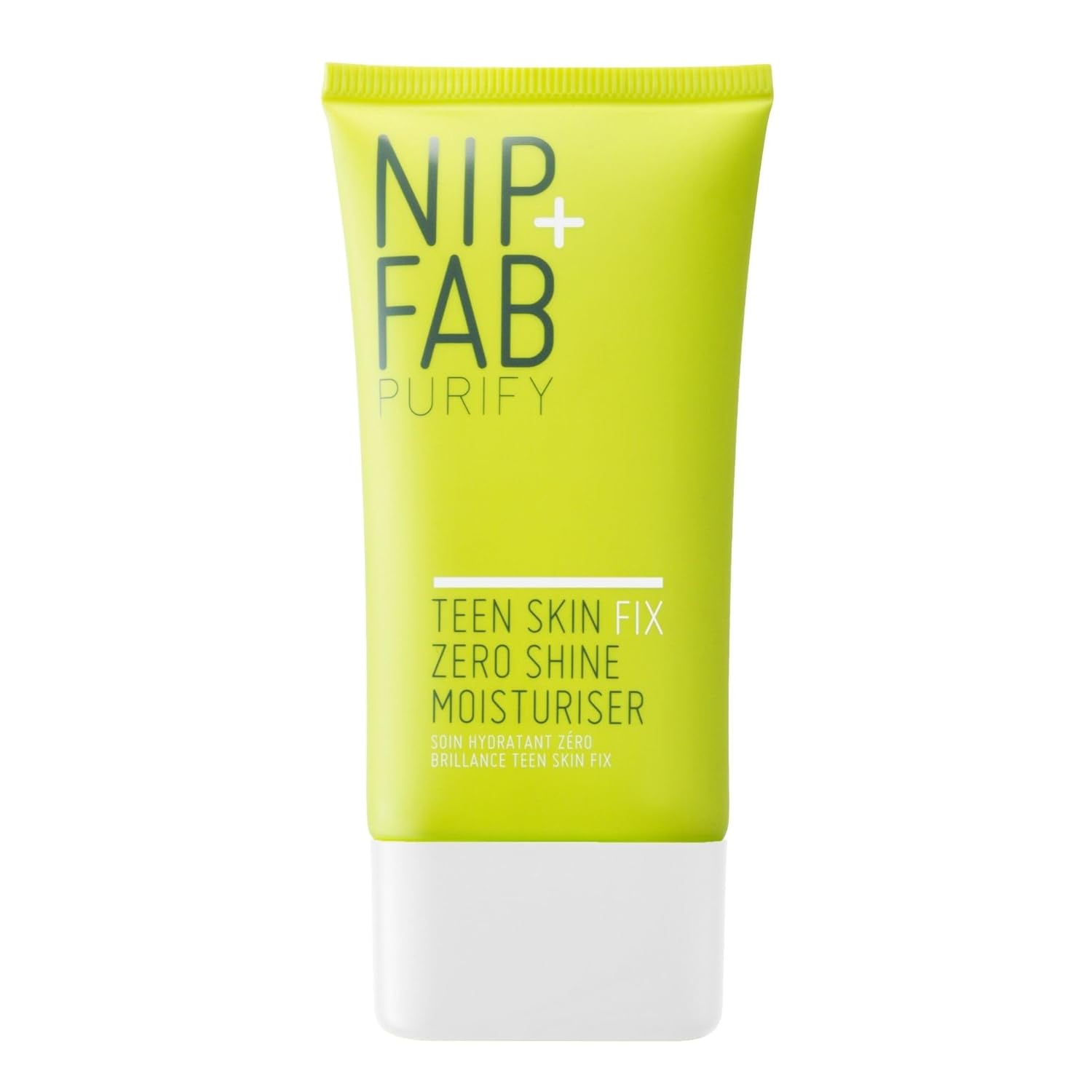 Nip+Fab Teen Skin Fix Zero Shine Face Moisturizer with Niacinamide and Antioxidant Wasabi Extract, Shine Free Mattifying Facial Cream for Oil Control Prevent Breakouts Even Skin Tone, 1.35 Ounce