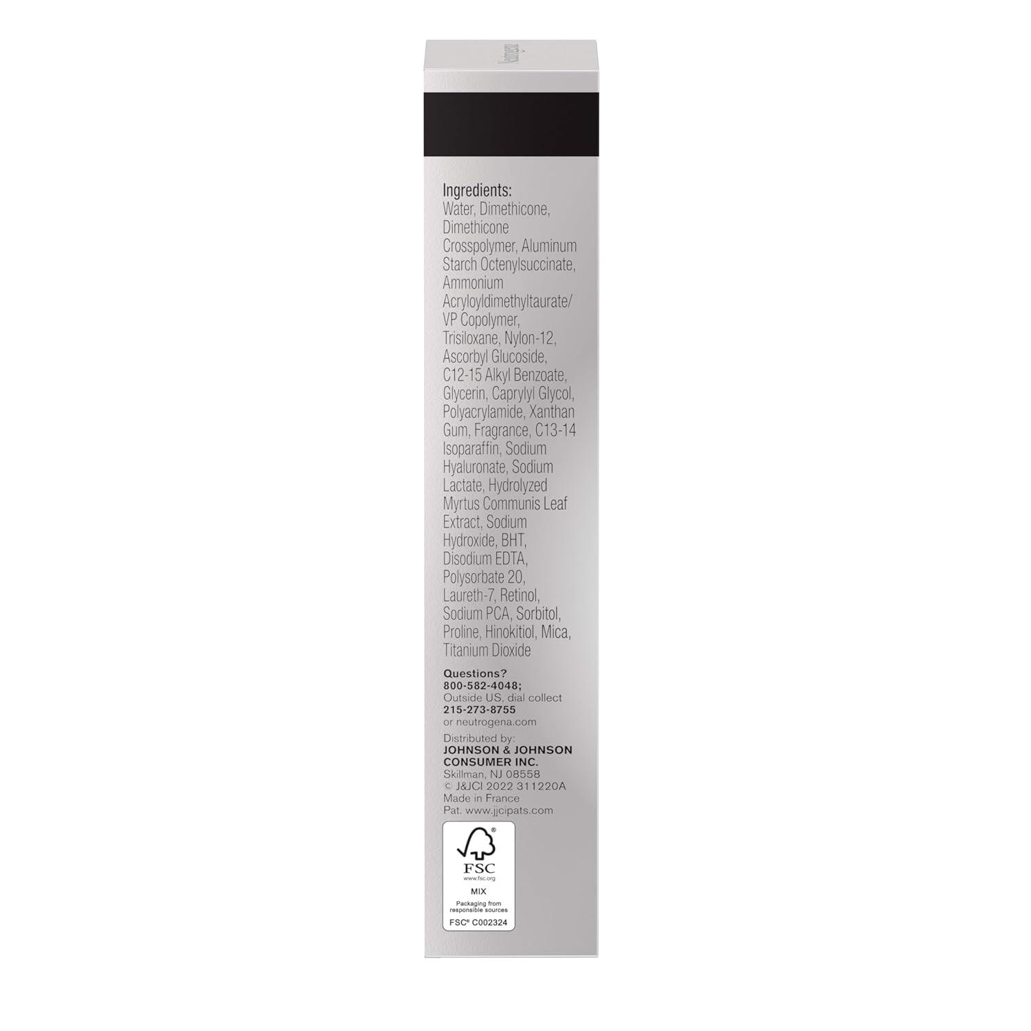 Neutrogena Rapid Tone Repair Retinol + Vitamin C Dark Spot Corrector Face Serum, Daily Anti-Wrinkle Dark Spot Corrector to Brighten & Even Tone, Mineral-Oil & Dye-Free, White, 1 oz - Image 5