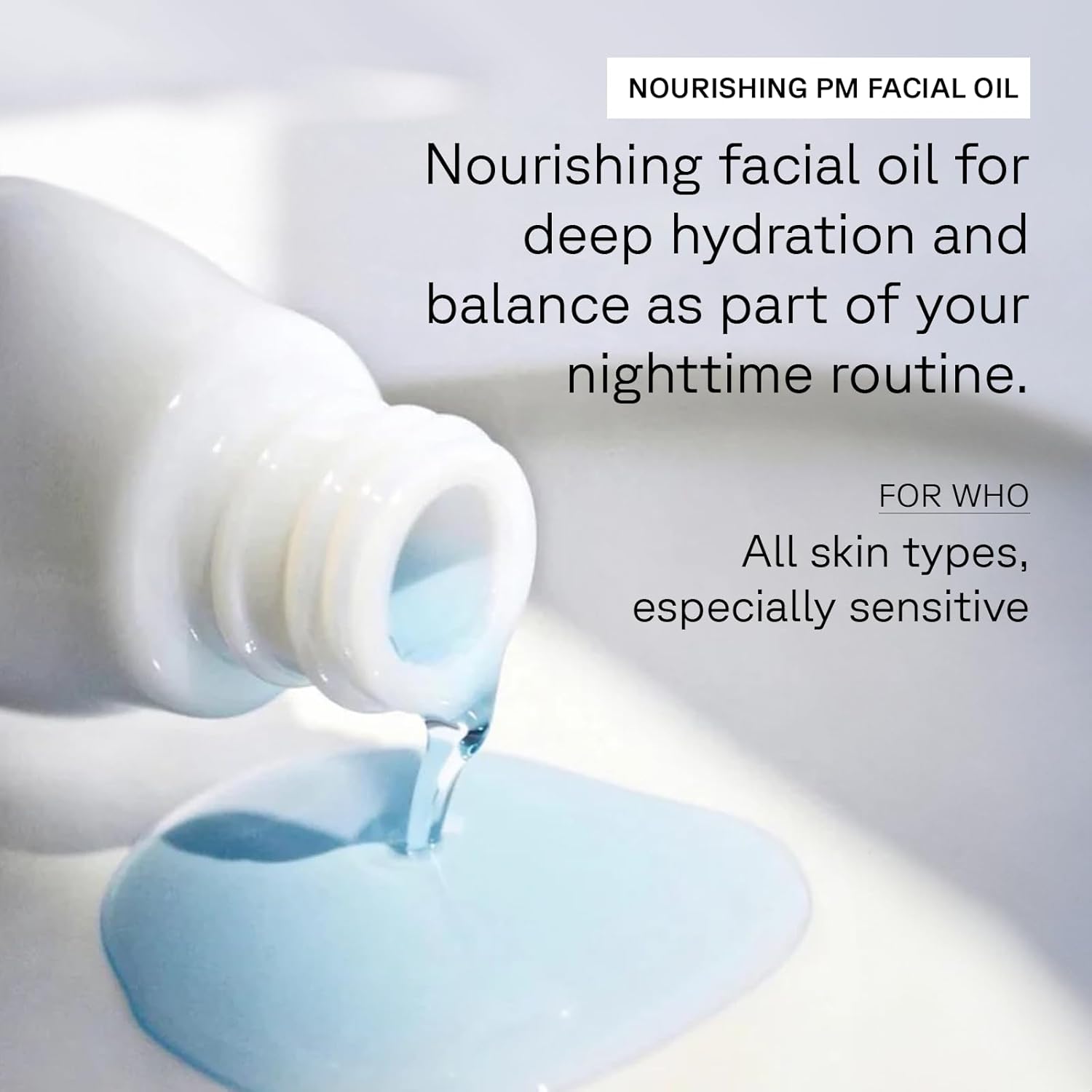 Acure Seriously Soothing Tansy Night Rose Oil - Soothes, Deep Hydrate & Moisturize Dry, Acne Prone, Sensitive Skin - Antioxidant Night Cream Serum Oil Blend with Blue Tansy & Rose - 100% Vegan, 1 oz - Image 2