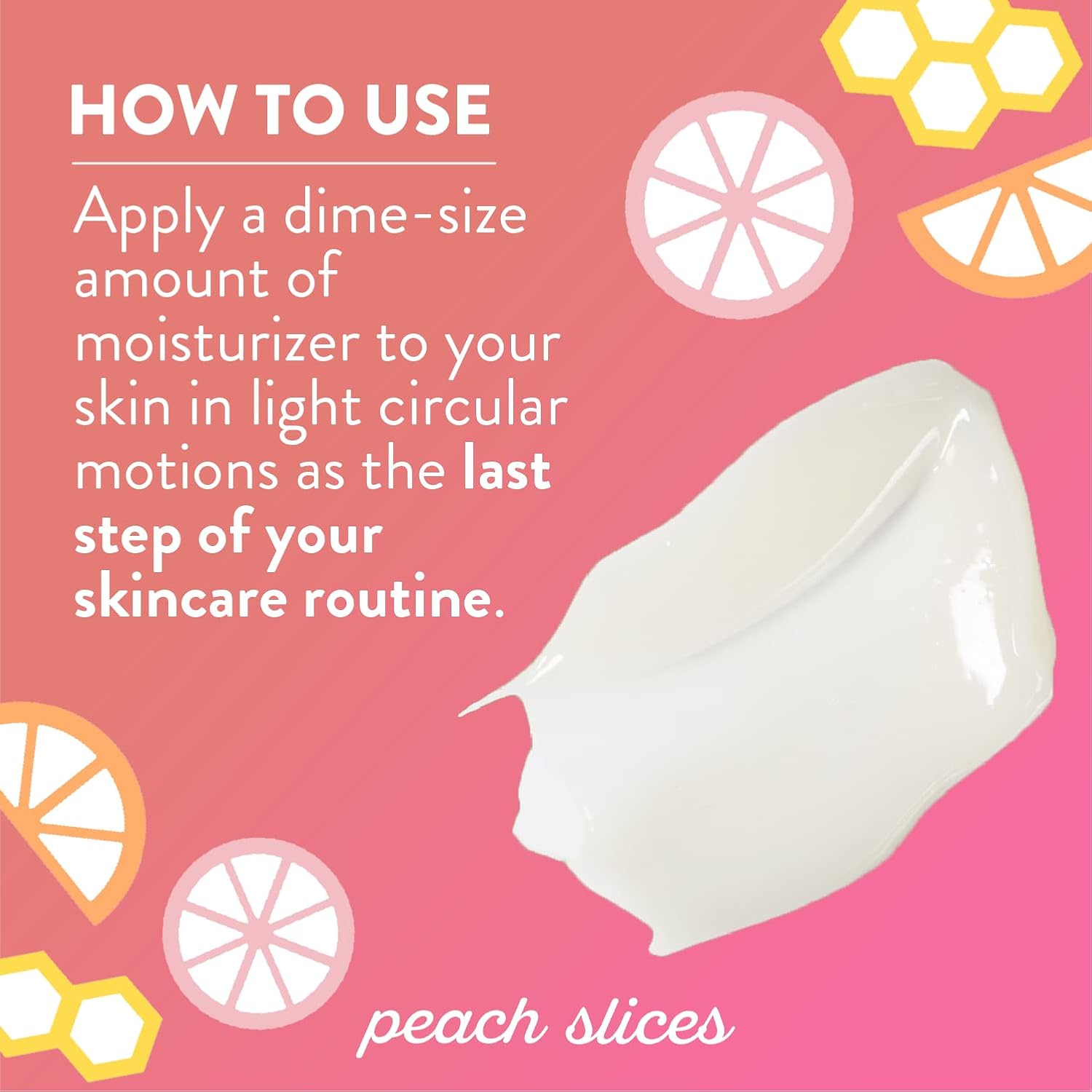 Peach Slices Citrus-Honey Aqua Glow Hydrating Moisture Gel Face Moisturizer 3.04 oz - Image 6