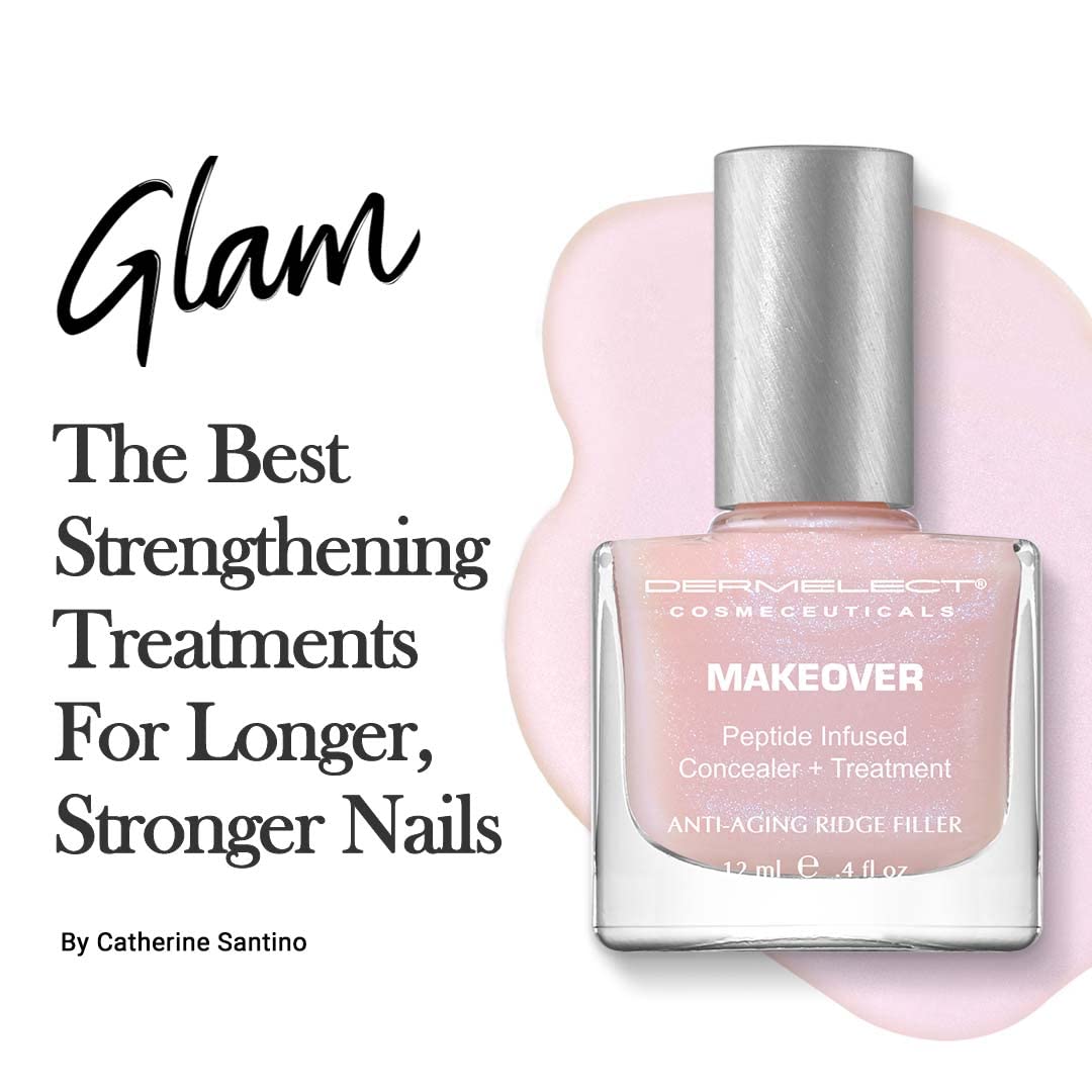 Dermelect Makeover Ridge Filler - Award-Winning Nail Treatment, Strengthens, Moisturizes, Conceals Imperfections, Keratin & Peptide Enriched, For Healthy, Smooth Nails 0.4 oz - Image 6