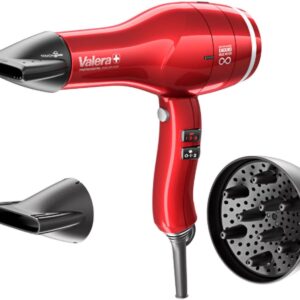 Valera, Swiss Air4ever, Professional, Lightweight, Ionic Hairdryer, Powerful Digital Motor, Sanify Air Purification System, Intelligent Flow Optimization, 6 Temperature/Airflow Settings, 1875 W, Red