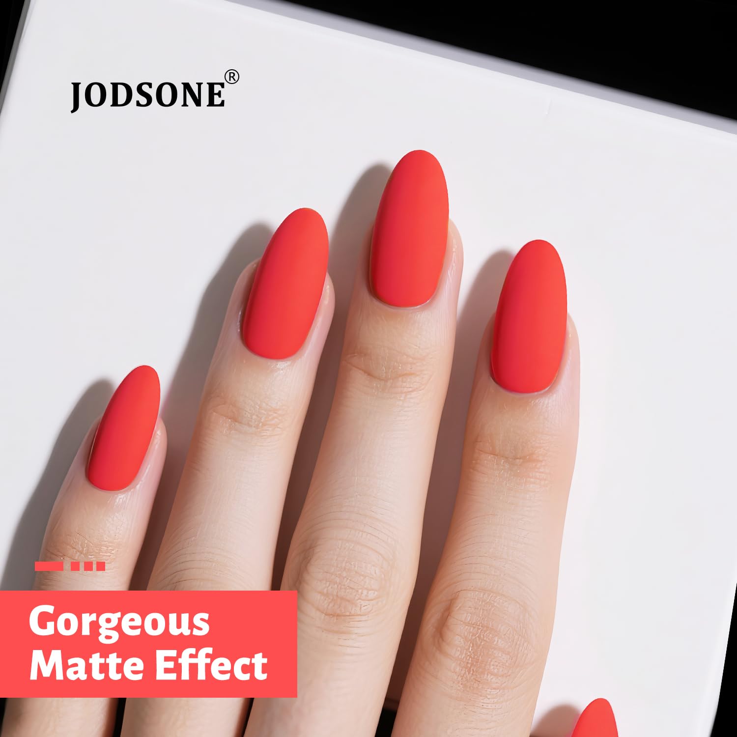 JODSONE Coral Pink Gel Nail Polish 10ml coral gel nail polish Color Long-Lasting Chip-Resistant Professional Finish Easy to Apply Low Odor Need U V Lamp Curing - Image 5