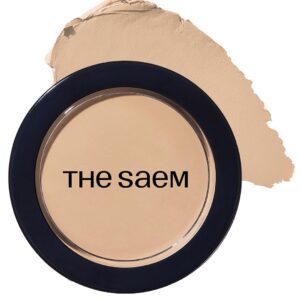 THESAEM Cover Perfection Pot Concealer #0.5 Ice Beige - High Adherence & Coverage Balm, Conceals Blemish & Acne Spots, Matte Finish Sebum Control for Oily and Combination Skin