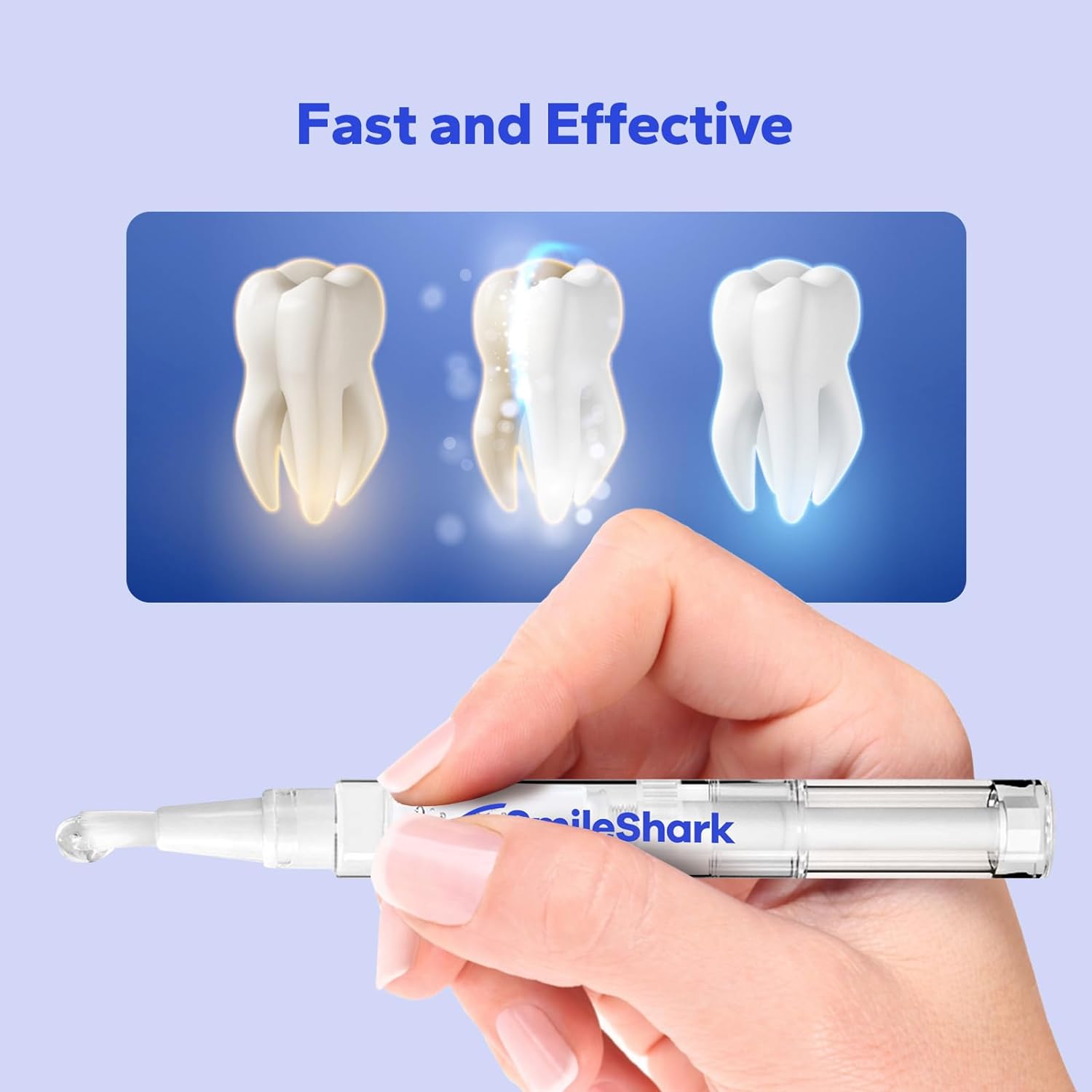Teeth Whitening Pen (4 Count), No Sensitivity Teeth Whitening Gel, Effective Teeth Whitener, Travel-Friendly Tooth Whitening Pen, Carbamide Peroxide Tooth Bleaching Gel for Adults - Image 4