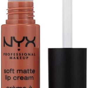 NYX PROFESSIONAL MAKEUP Soft Matte Lip Cream, Lightweight Liquid Lipstick - Abu Dhabi (Deep Rose-Beige)