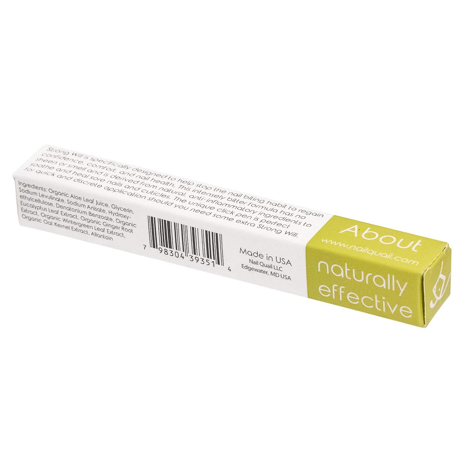 Strong Will Anti-Nail Biting Click Pen, 7ml, Made in USA - Image 9