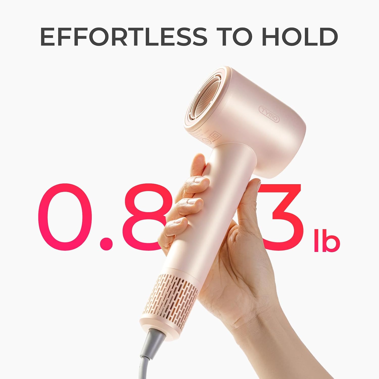 TYMO Ionic Travel Size Hair Dryer for Women, 400M Ions High Speed Blow Dryer - Image 5