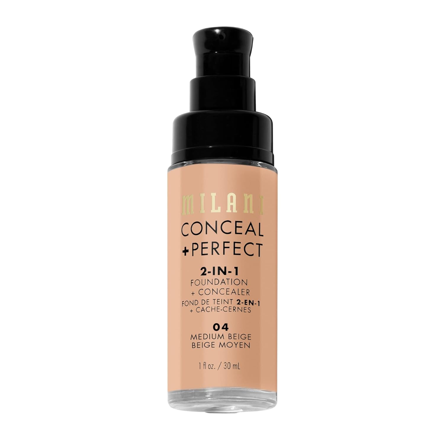 Milani Medium Beige Liquid Foundation Concealer - Flawless Complexion, Cruelty-Free, Covers Blemishes - Image 4