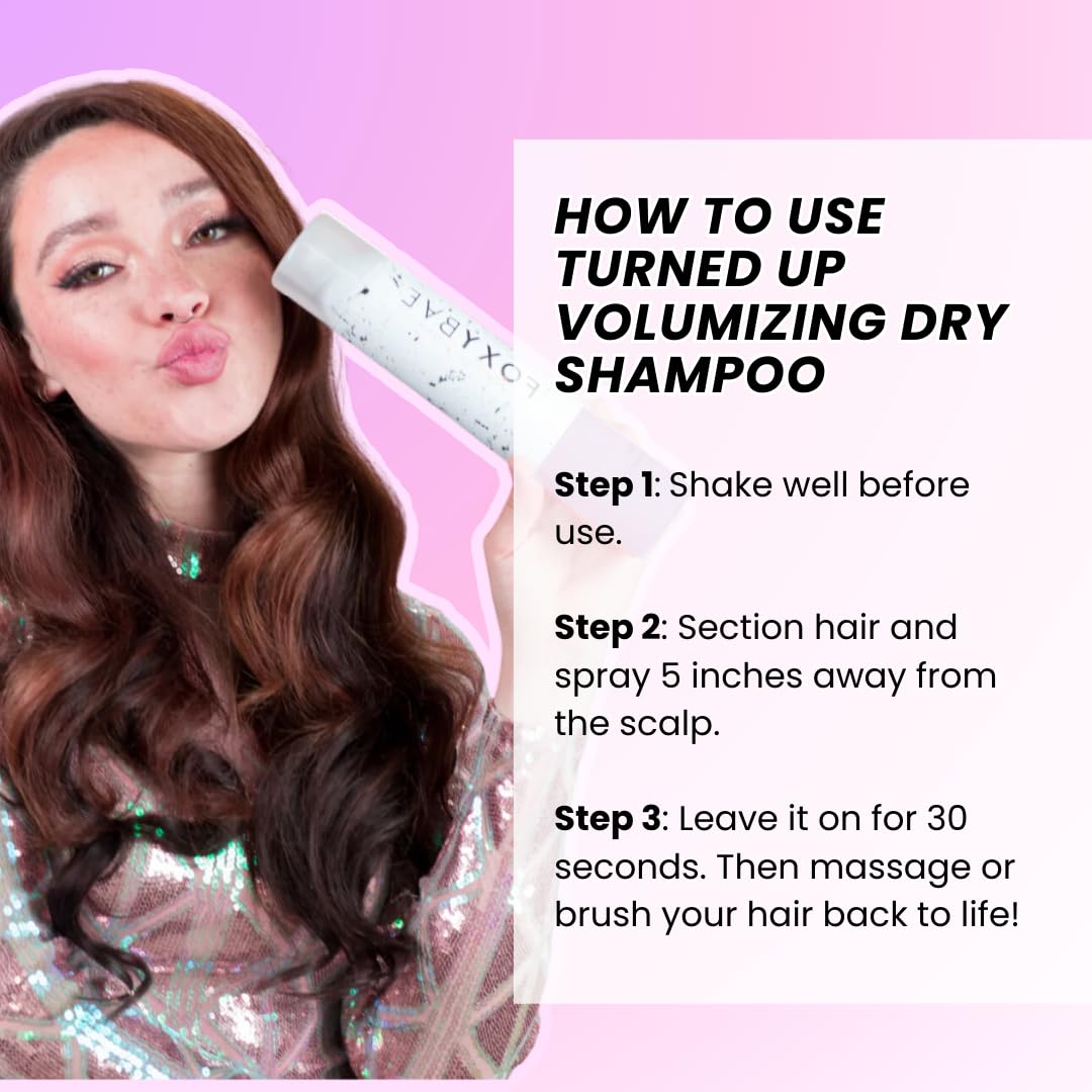 FoxyBae Turned Up Dry Shampoo - 7 Fl Oz + 12-in-1 Magic Dry Hair Mask - Hydrating Leave in Conditioner Spray - 8 Oz - Image 9