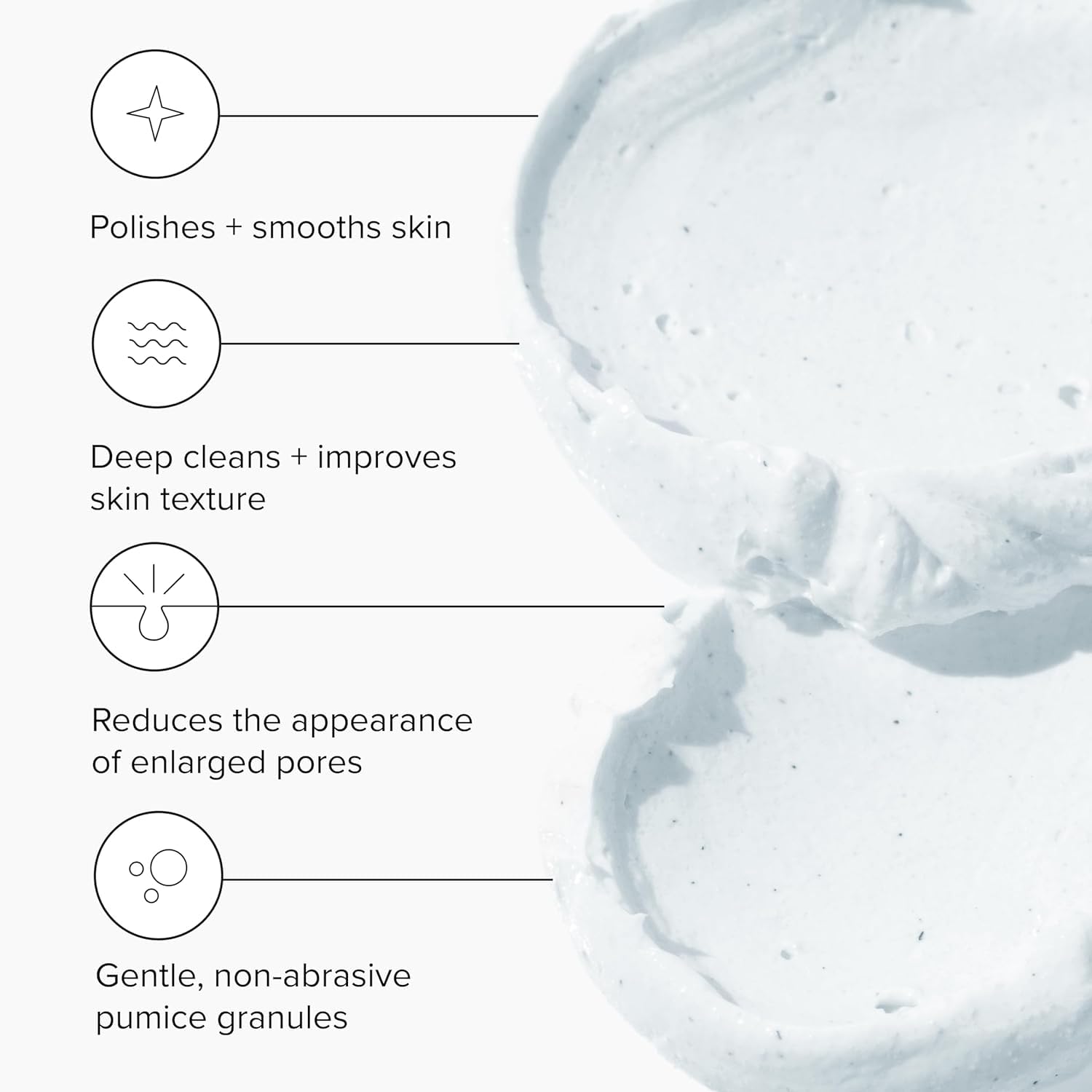 DRMTLGY Microdermabrasion Facial Scrub and Face Mask. Non-Abrasive Face Exfoliator Improves Acne Scars, Blackheads, Pore Size, and Skin Texture. 2 oz - Image 2