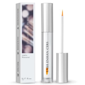 Eyelash Growth Serum, Nutrient Formula Lash Serum Growths Fuller & Longer Looking, Clear Eyebrow Growth Serums With Mascara Tube Natural Formula Vegan & Cruelty-Free