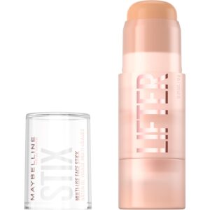 Maybelline Lifter Stix Multi-Use Face Stick - Contour, Bronzer, Concealer and Foundation Stick, All-In-One Creamy Face Makeup with Cranberry Seed Oil, 20, 1 Count