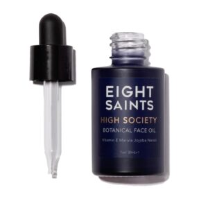 Eight Saints High Society Botanical Face Oil, Natural and Organic Anti Aging Facial Oil with Jojoba, Vitamin E, Marula, and Neroli, 1 Ounce