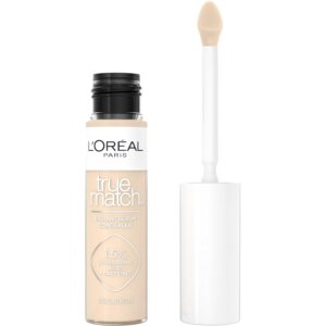 L'Oreal Paris True Match Radiant Serum Concealer, Brightening Under Eye Concealer Make Up with 1.5% Hyaluronic Acid and Caffeine, C2, 0.33 Oz