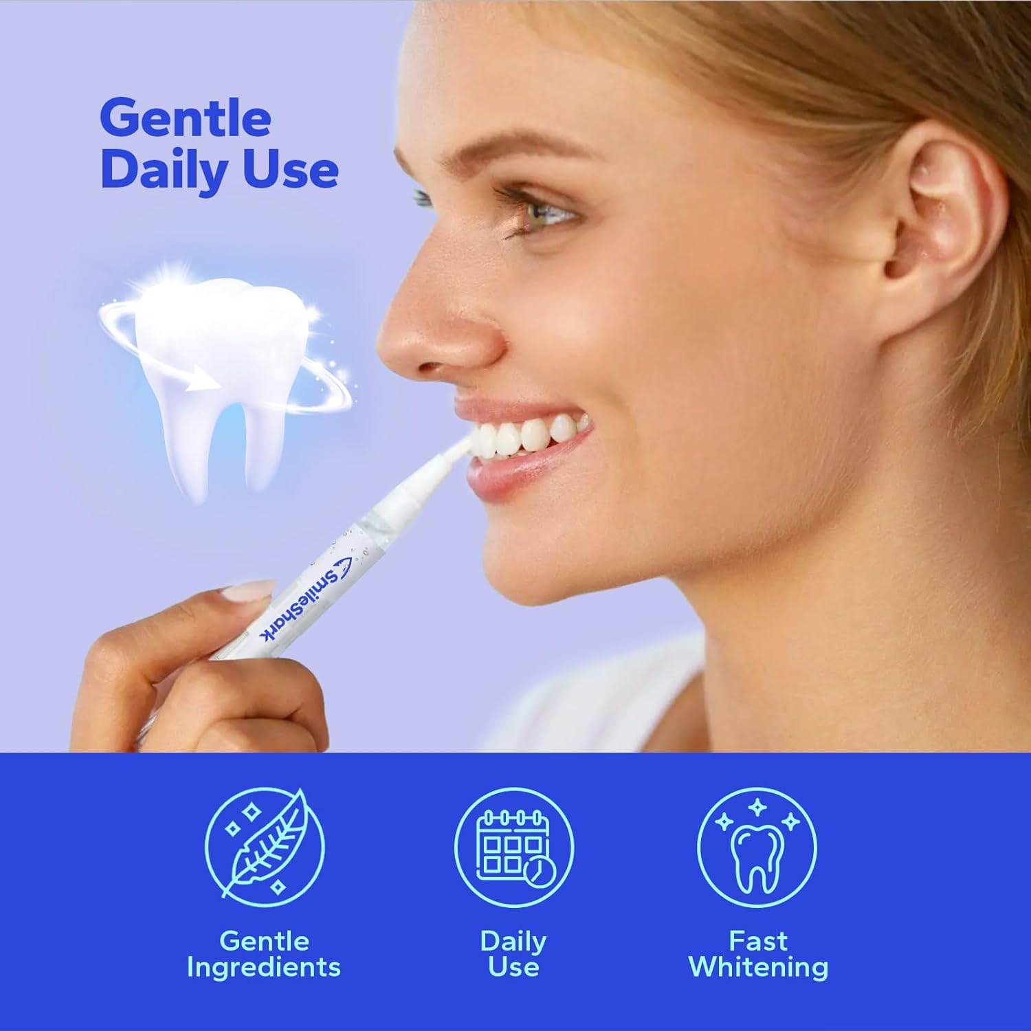 Teeth Whitening Pen (4 Count), No Sensitivity Teeth Whitening Gel, Effective Teeth Whitener, Travel-Friendly Tooth Whitening Pen, Carbamide Peroxide Tooth Bleaching Gel for Adults - Image 3