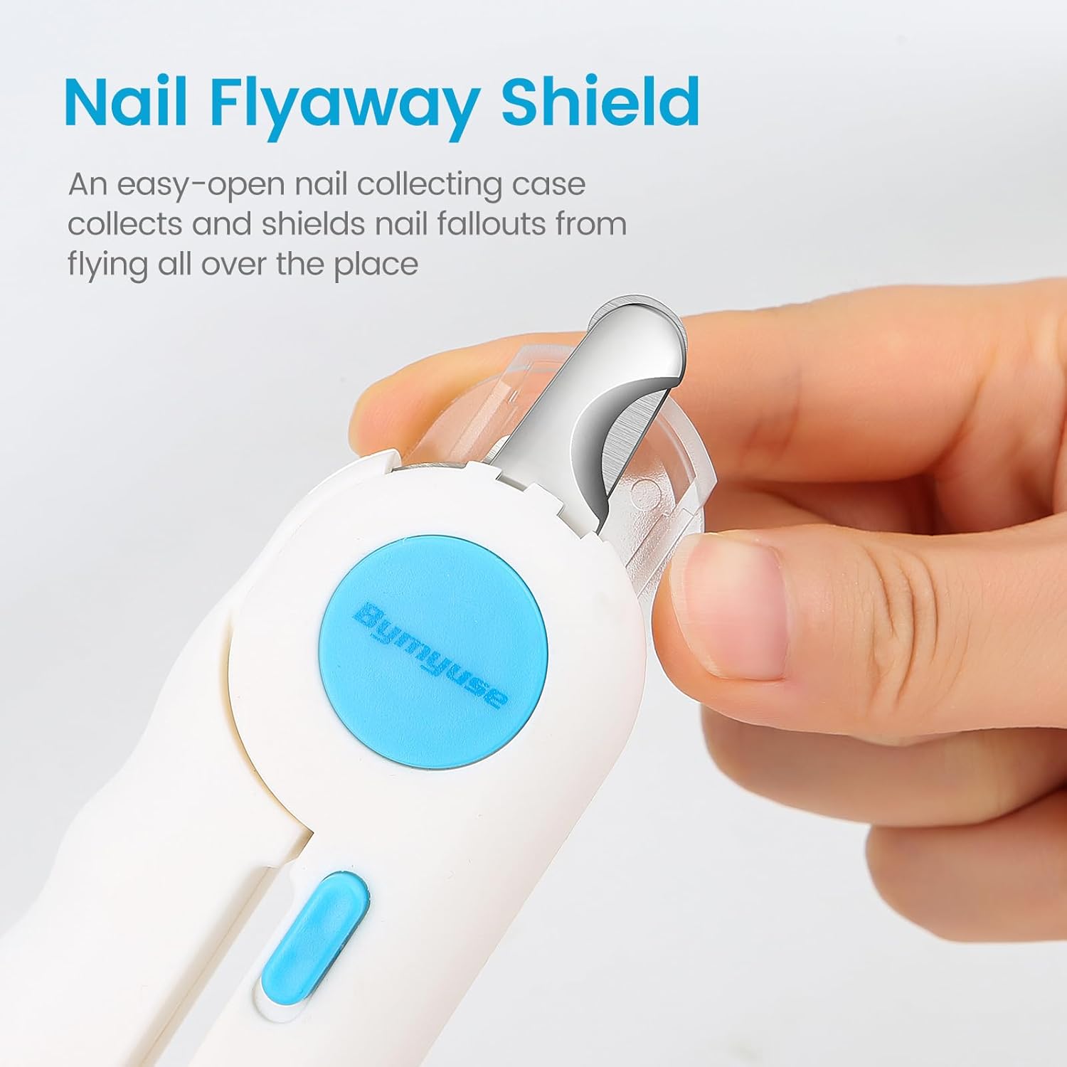 Cat Dog Pet Nail Clippers with Light, Llluminates Cat Dog Nails or Bloodline,Safety Pet Nail Clipper for Dogs, Cats, Rabbits Sharp No Nail Splitting - Image 3
