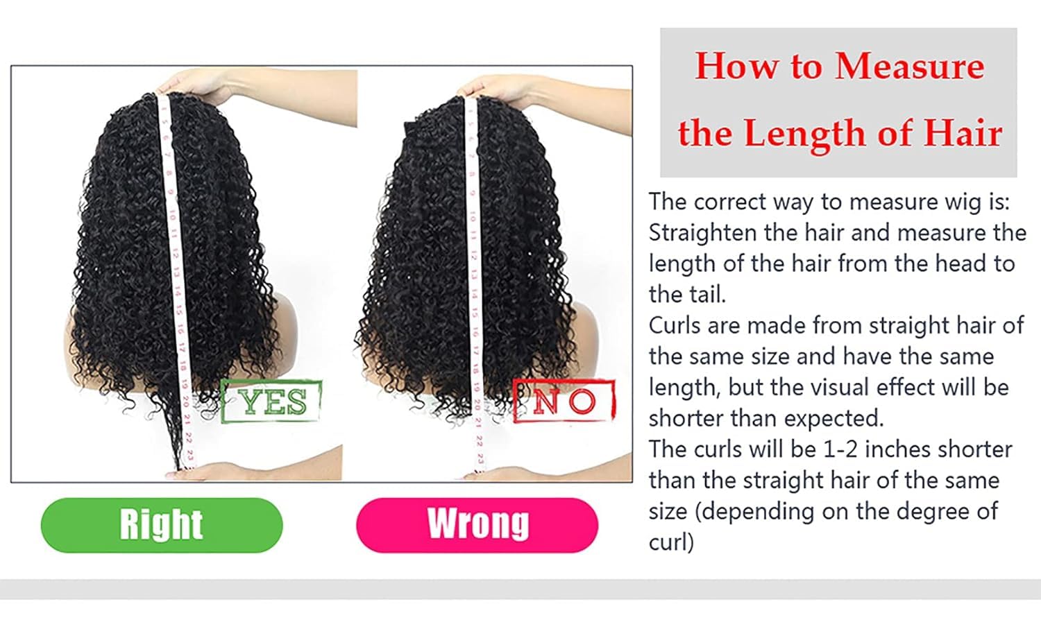 XSY Headband Wig Human Hair Deep Wave 16 Inch Curly Headband Wigs Glueless None Lace Front Wigs for Black Women Deep Curly Headband Half Wigs 150% Density Natural Color - Image 6
