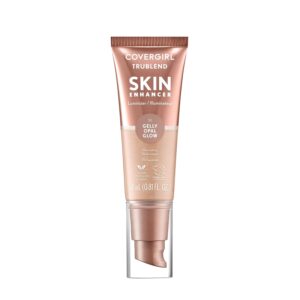 CoverGirl TruBlend Skin Enhancer, Opal Glow, Luminizer, Healthy-Looking Glow, Flexible Coverage, Clean & Vegan, Water-Based Formula, For All Skin Tones, 0.81oz