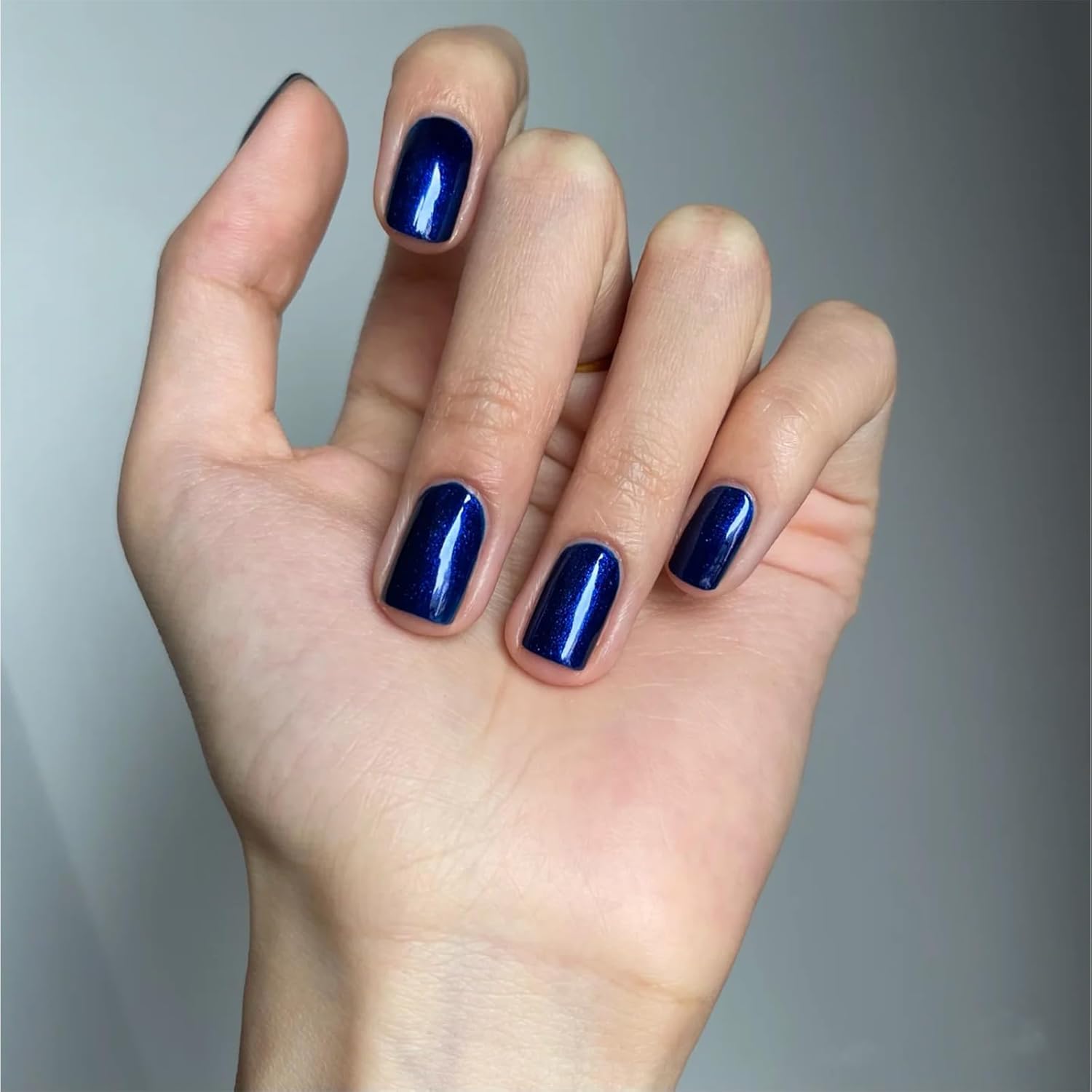 COSMOO Blue Nail Polish, 12ml Quick Dry Nail Lacquer, Super Lustrous Nail Enamel Polish, Shimmer Iridescent Ultrachrome Art Varnish, 0.41 fl oz - Image 7