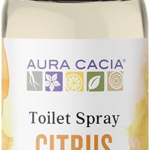 Aura Cacia Citrus Burst Toilet Spray 2 Fl. oz. - Light Aroma, No Synthetic Fragrances