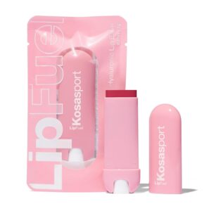 Kosas Lipfuel Hyaluronic Active Sport Lip Balm - Hydrates, Energizes and Protects - Natural Lip Treatment and Care (Rush)