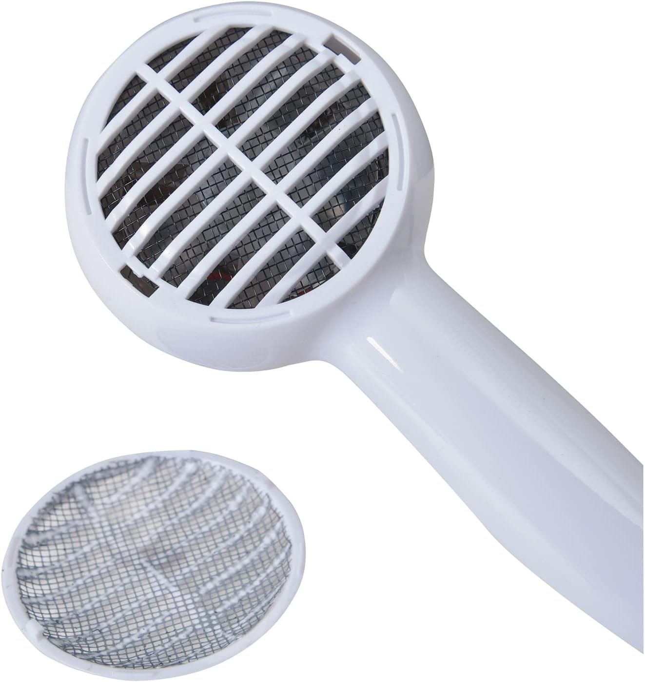 Jerdon 1600W Compact Hair Dryer - White Travel Hair Dryer with 72" Power Cord - JHD8W - Image 3