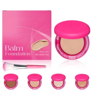 Peptide Bounce Foundation, Peptide Bounce Balm Foundation, Hydrating, Age-Defying Makeup for Mature Skin, Natural, Medium Buildable Coverage, All Skin Types