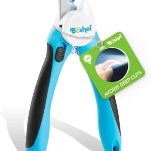 BOSHEL LED Large Dog Nail Clippers, Dog Nail Trimmers for Large Breed with Quick Sensor, Dogs Trimmer with Light & Safety Guard, Sharp Pet Nails Clipper, Pet Claw Clippers, Pets Toenail Cutter & File