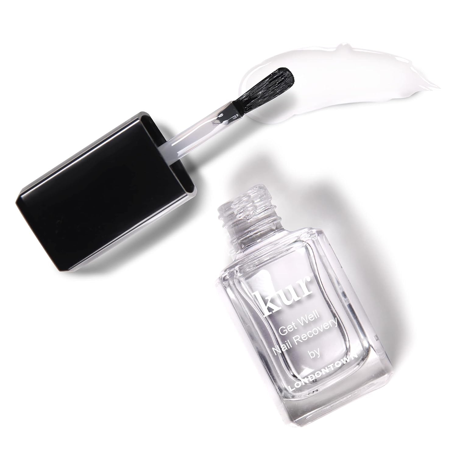 LONDONTOWN 0.40 fl oz Clear Nail Recovery Treatment for Weak, Damaged Nails - Image 2