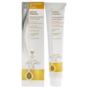 One N' Only Perfect Intensity Semi Permanent Hair Color - Vibrant Hair Dye Made with Argan Oil - Delivers Vibrant, Accurate Color - No Developer Needed - Silver (3 oz)