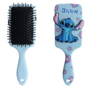 Cute Cartoon Hair Brush for Women - Ultra-Soft Bristles Glide Through Tangles with Ease for Thick Curly Wet and Dry Hair